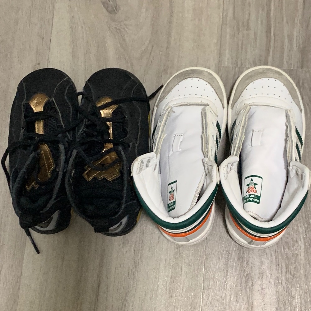Jordan and Adidas 8c both